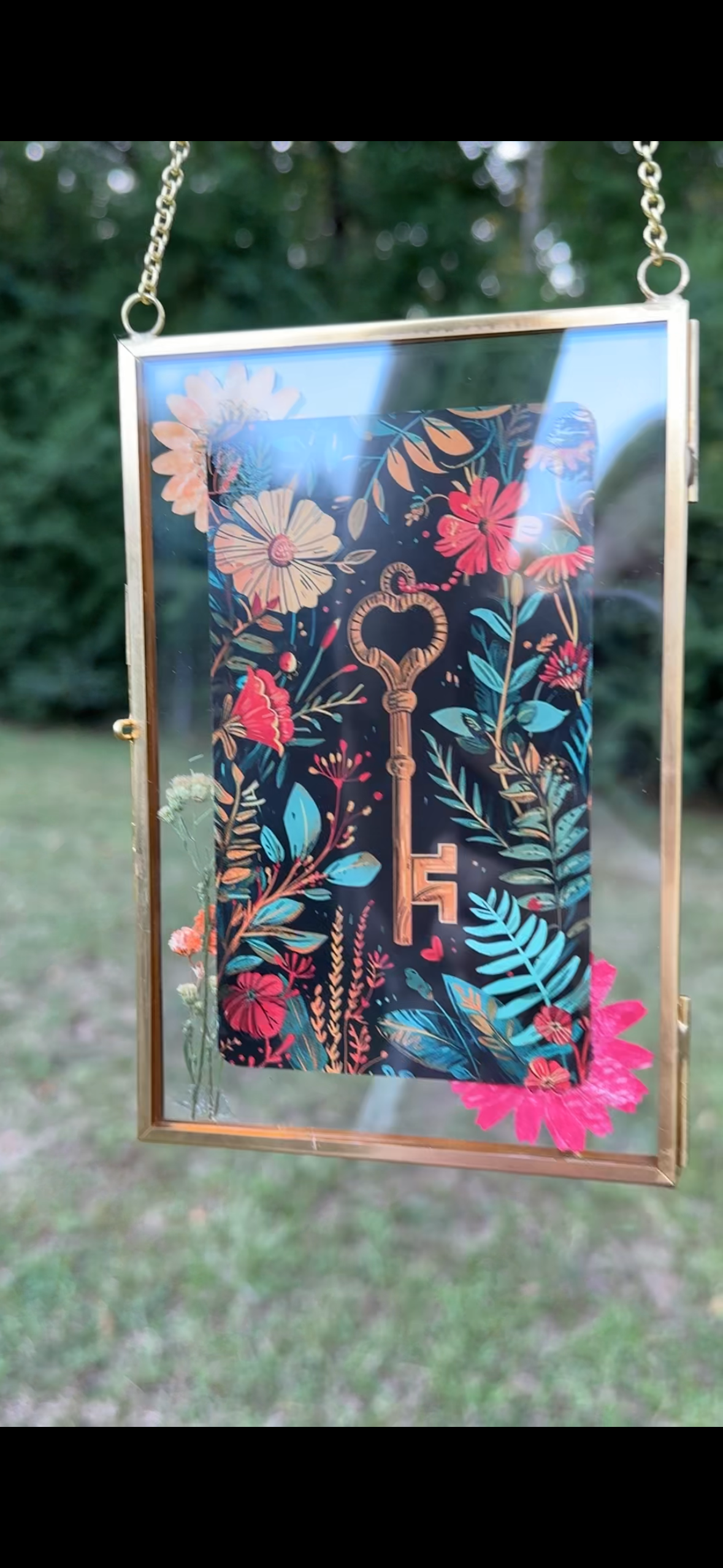 Pressed Flower Art Frame | Happiness - Image 3
