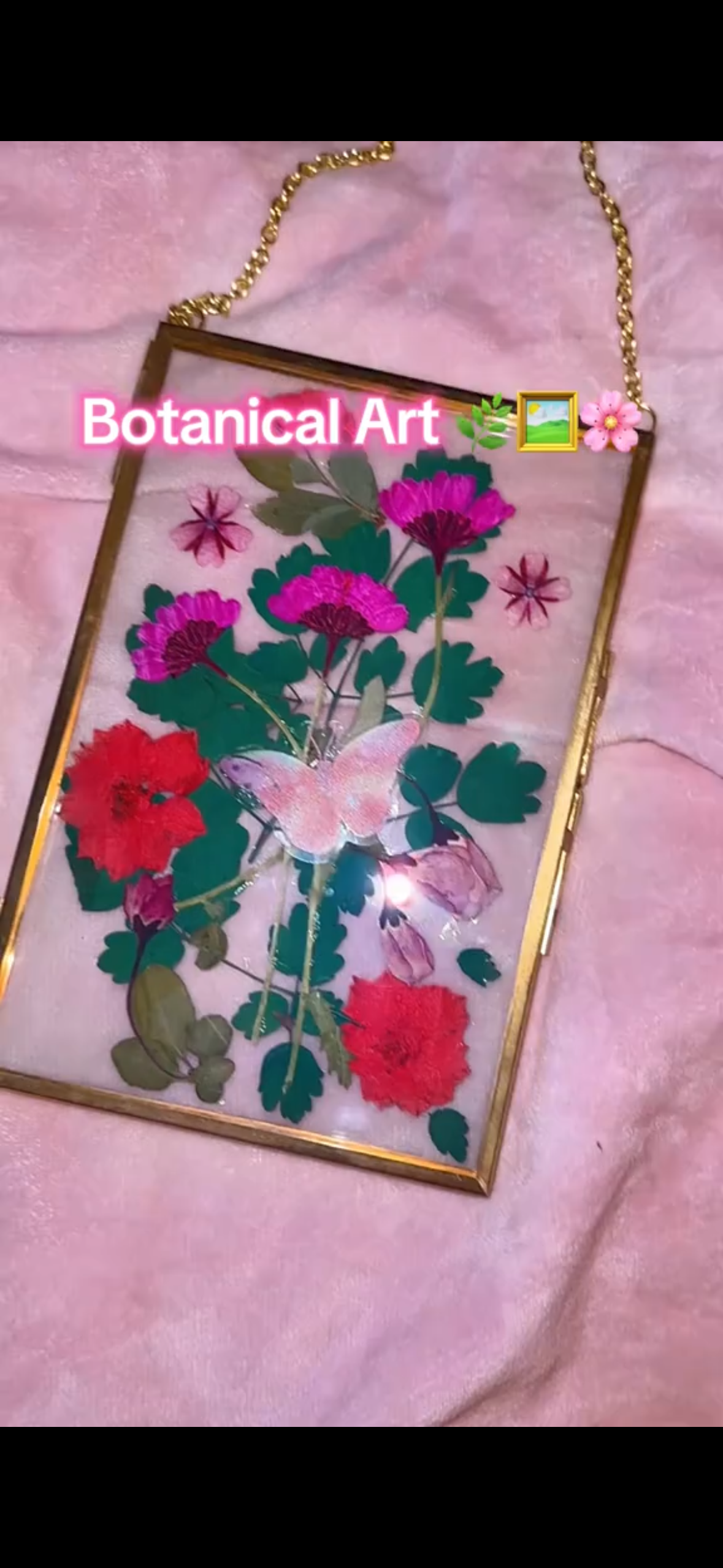 Pressed Flower Art Frame